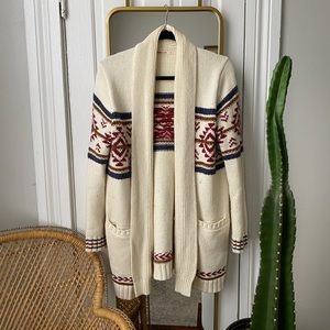 Marine Layer Aztec Cardigan M